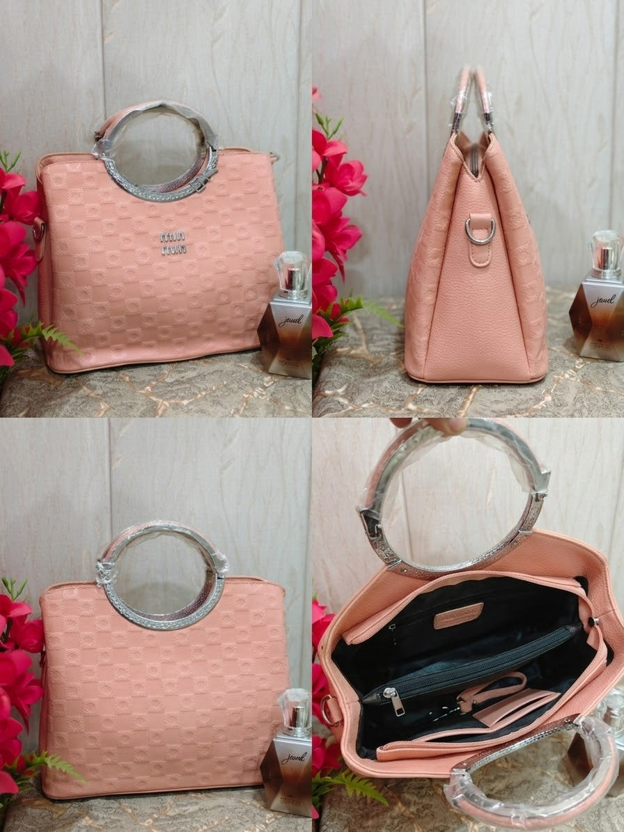 Mahrosh Blush Charm Handbag