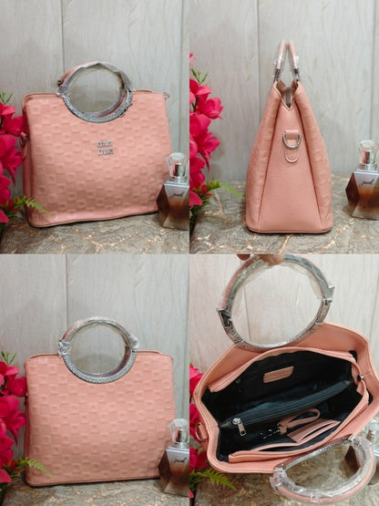 Mahrosh Blush Charm Handbag