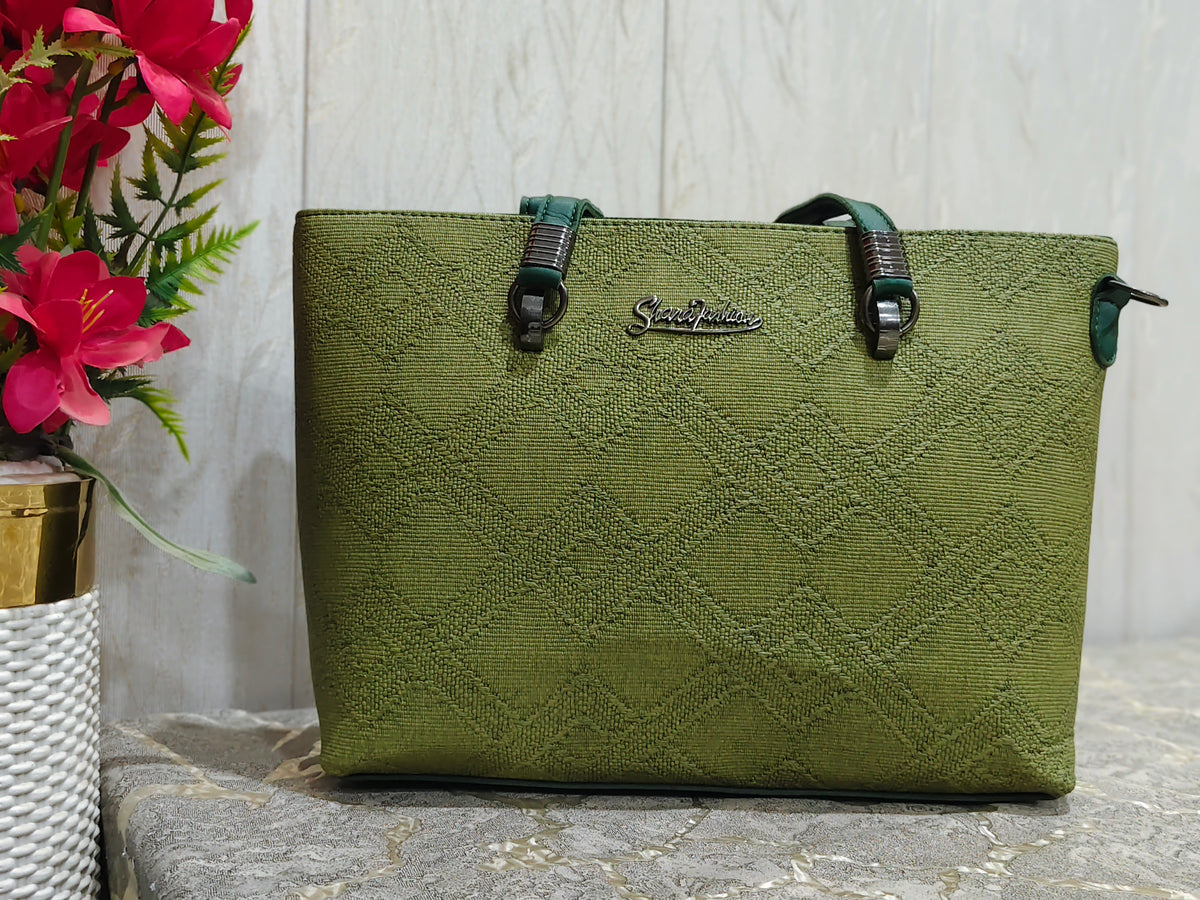 Elegant Signature Monogram Tote Bag