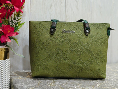 Elegant Signature Monogram Tote Bag