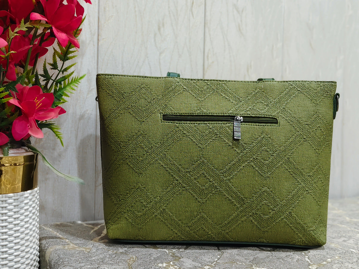 Elegant Signature Monogram Tote Bag