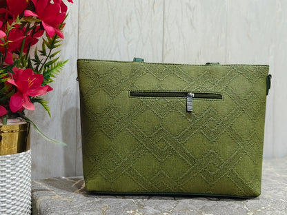 Elegant Signature Monogram Tote Bag