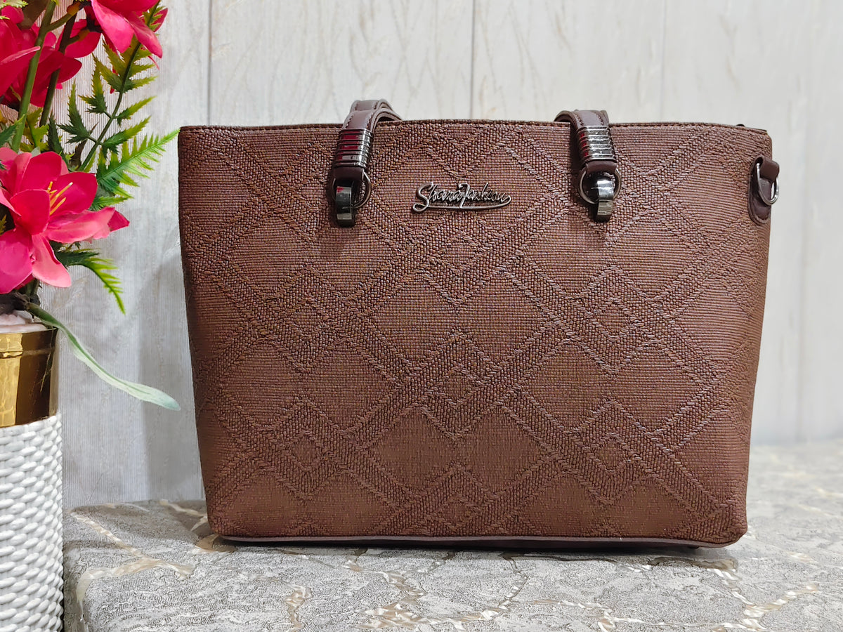 Elegant Signature Monogram Tote Bag