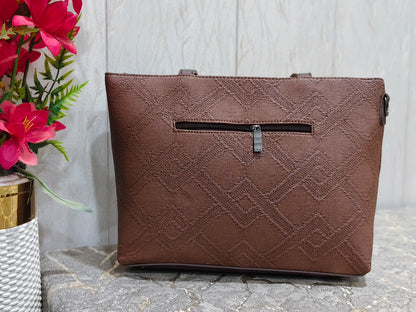 Elegant Signature Monogram Tote Bag
