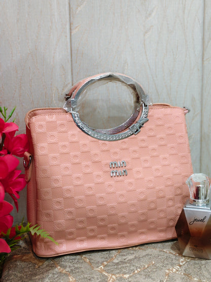 Mahrosh Blush Charm Handbag