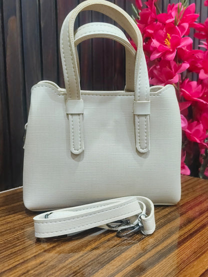 Elegant Signature Structured Tote Bag