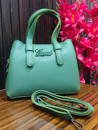 Elegant Signature Structured Tote Bag