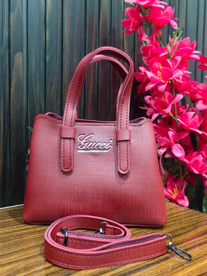 Elegant Signature Structured Tote Bag