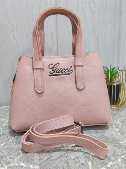 Elegant Signature Structured Tote Bag