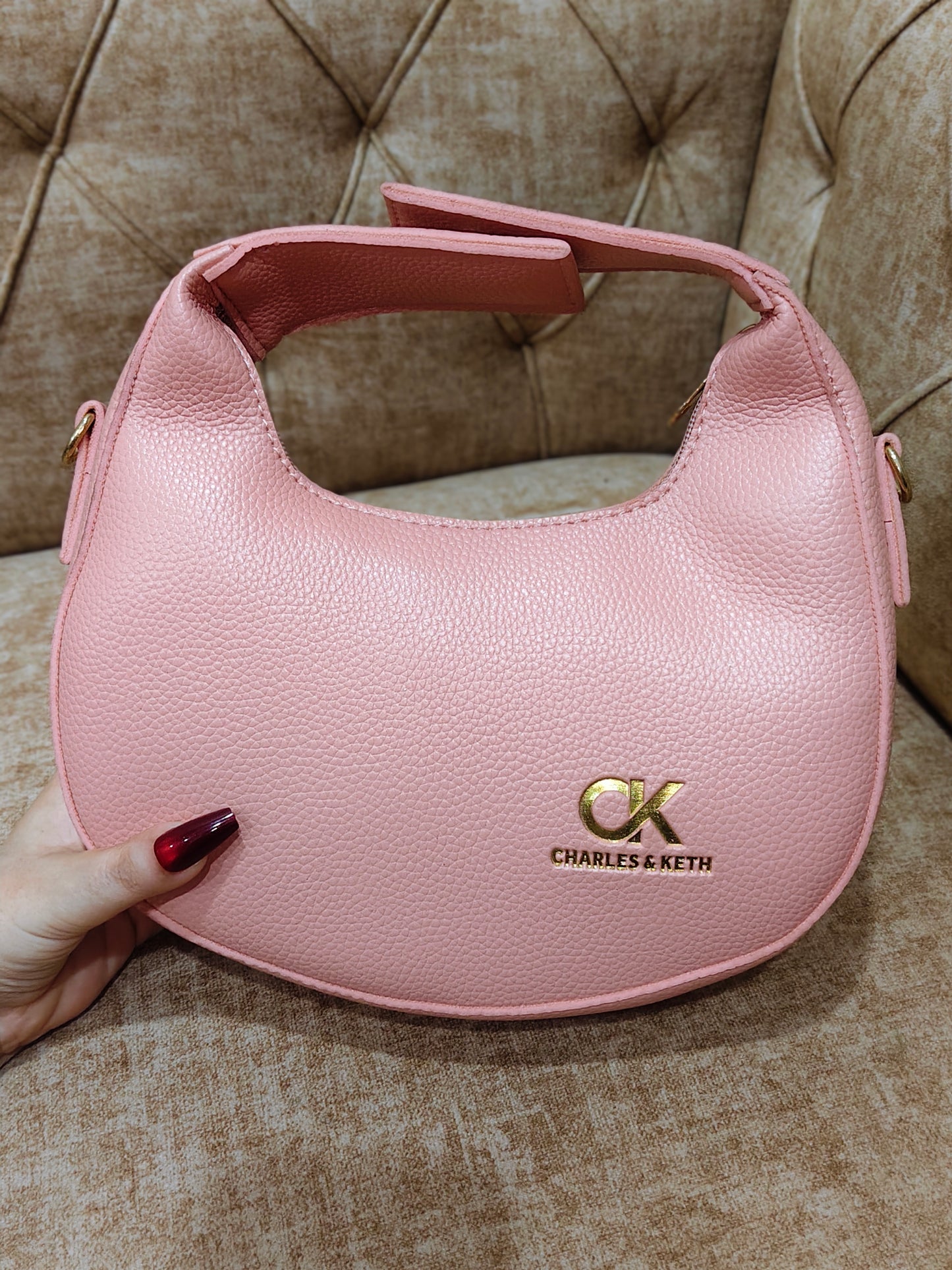 Cognac Grace Shoulder Bag