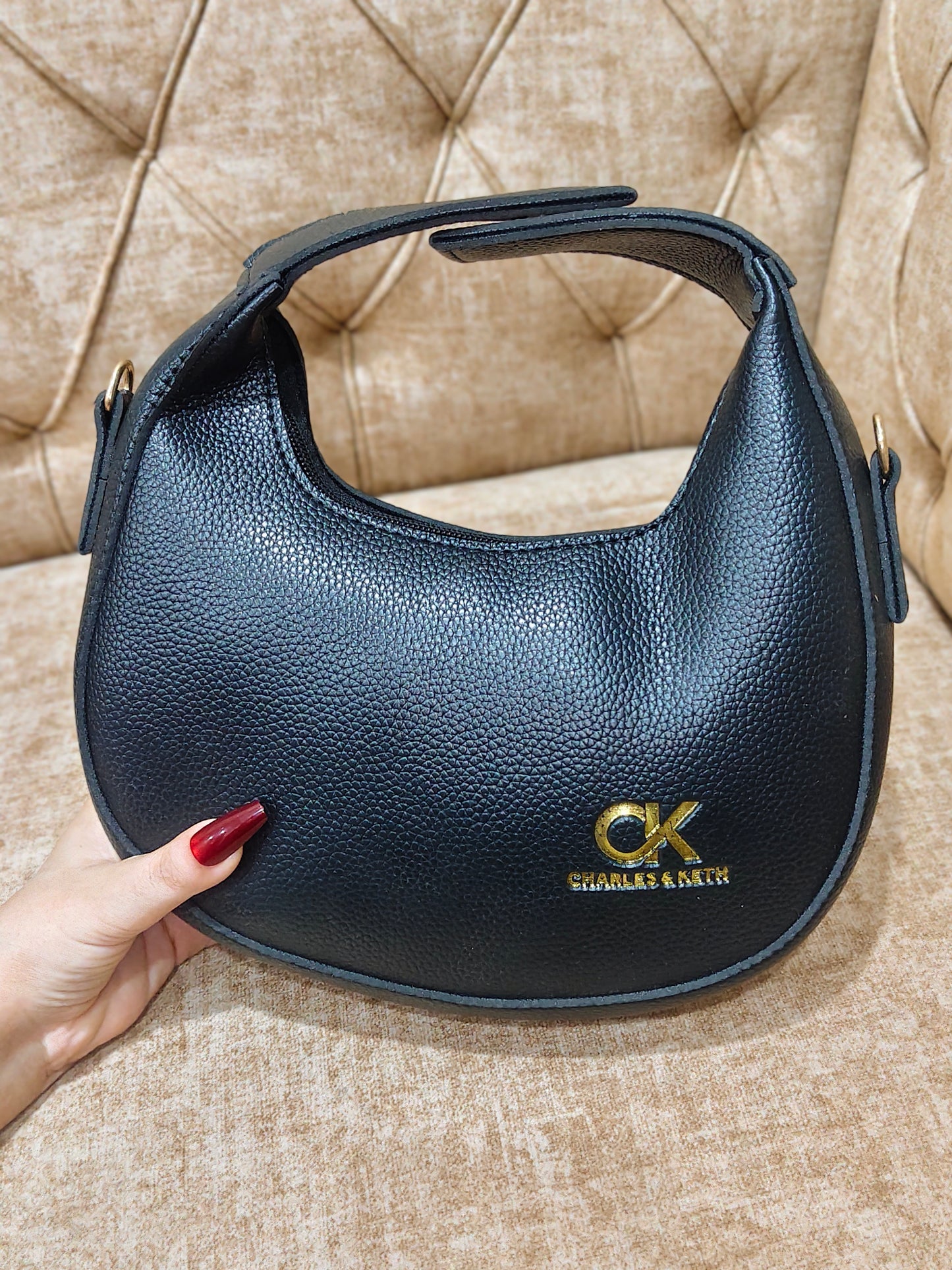 Cognac Grace Shoulder Bag
