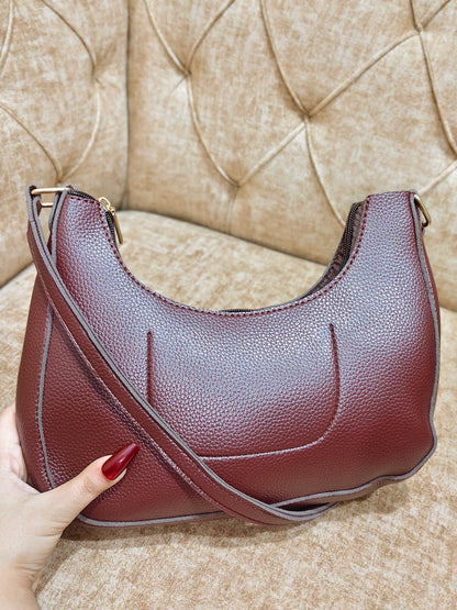 Burgundy Belle Shoulder Bag