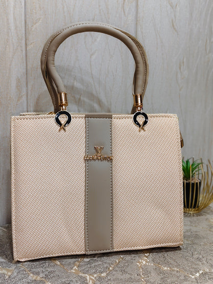 Midnight Navy Textured Structure Tote