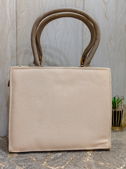Midnight Navy Textured Structure Tote