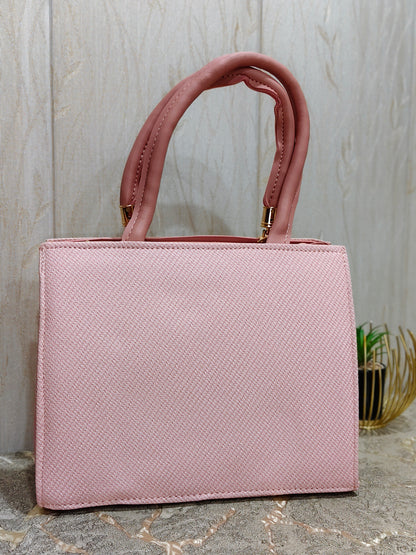 Midnight Navy Textured Structure Tote