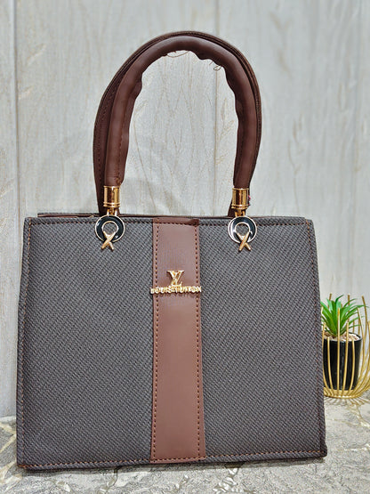 Midnight Navy Textured Structure Tote