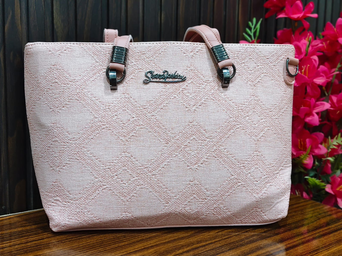 Elegant Signature Monogram Tote Bag