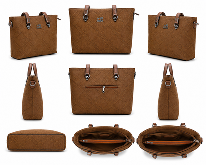 Elegant Signature Monogram Tote Bag