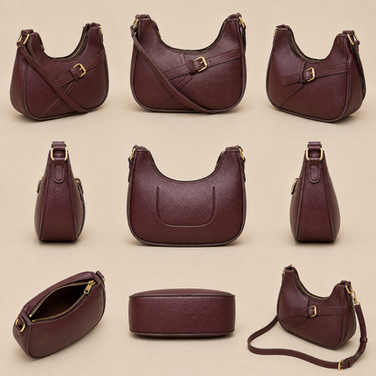 Burgundy Belle Shoulder Bag